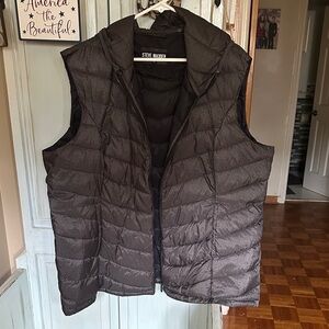 Steve Madden Women's Charcoal Quilted Vest